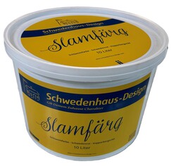 Slamfärg Ljusröd - Schwedenrot hell  (etwas freundlicher als des klassische  rot)10 Liter