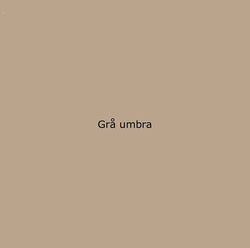 Slamfärg Umbra Grau  10 Liter
